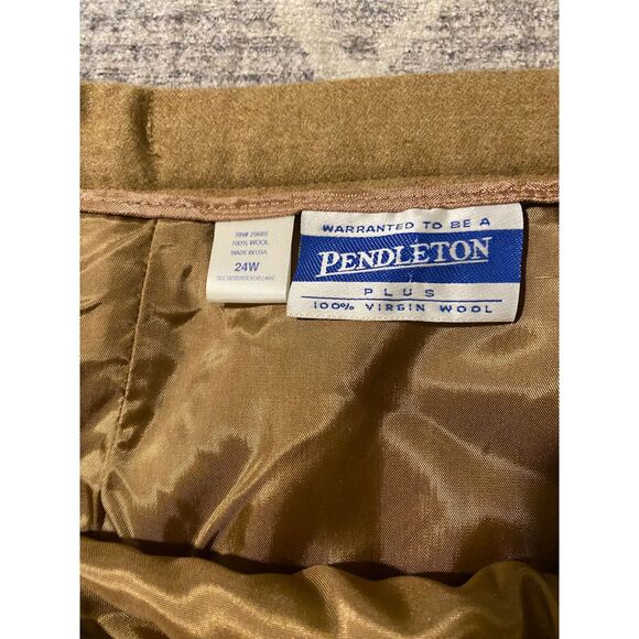 Classic Khaki A-Line Skirt with Side Zipper - Professional Office Wear - Picture 4 of 4